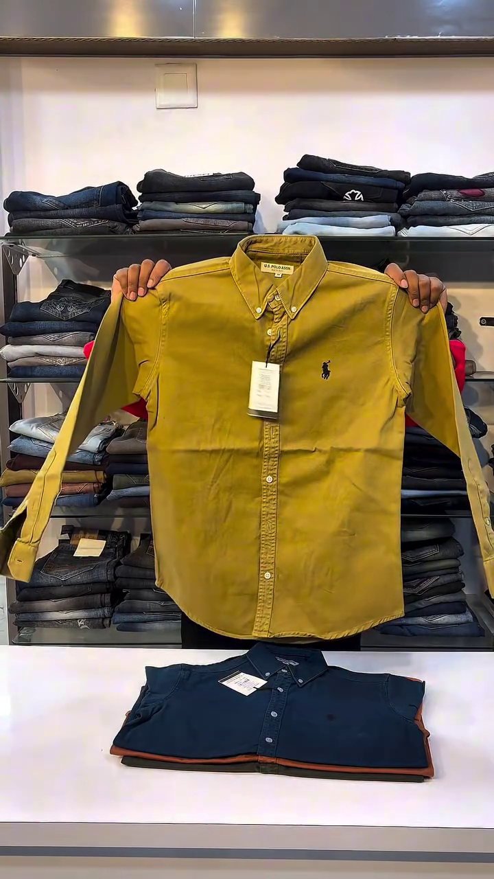 Men’s Full Sleeve Polo Shirts - Image 3