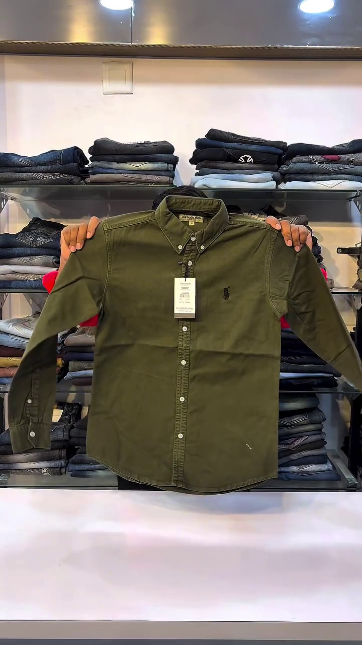 Men’s Full Sleeve Polo Shirts - Image 2