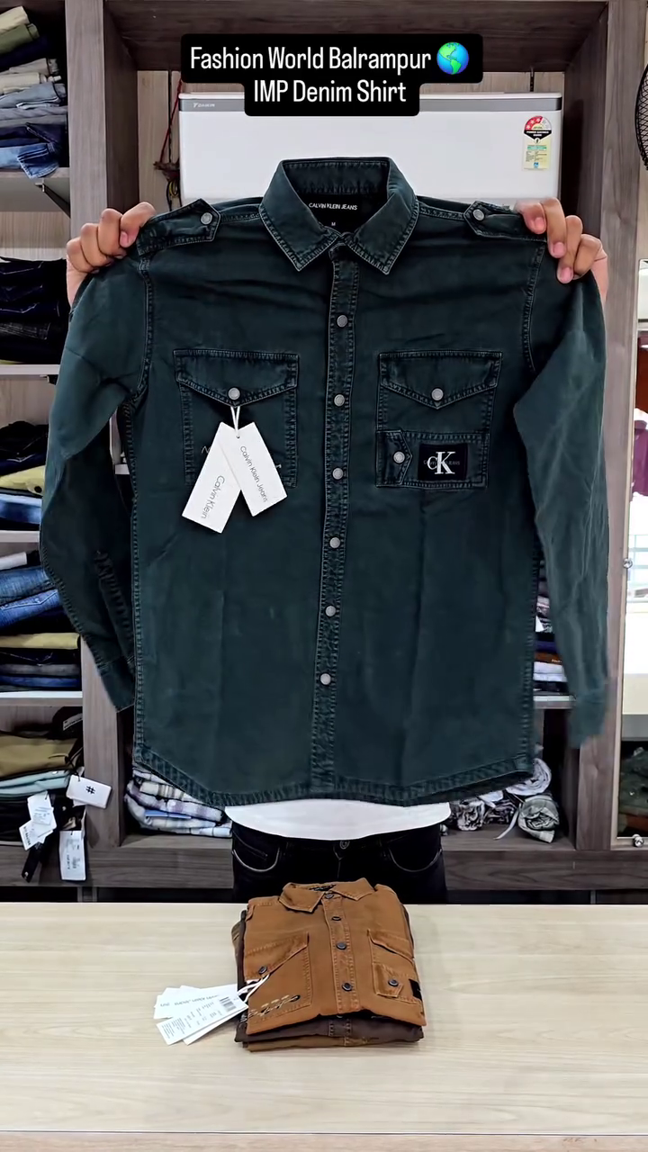Men’s Full Sleeve Denim Shirts - Image 2