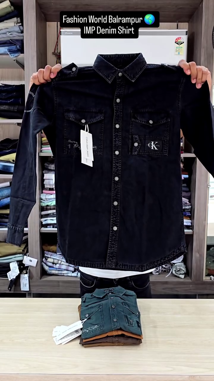Men’s Full Sleeve Denim Shirts - Image 3