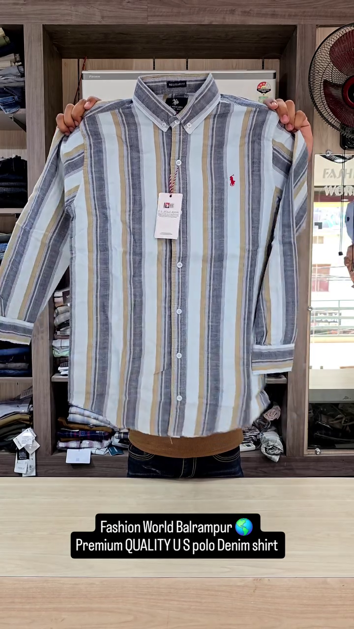 Men’s Polo Denim Shirts - Image 3