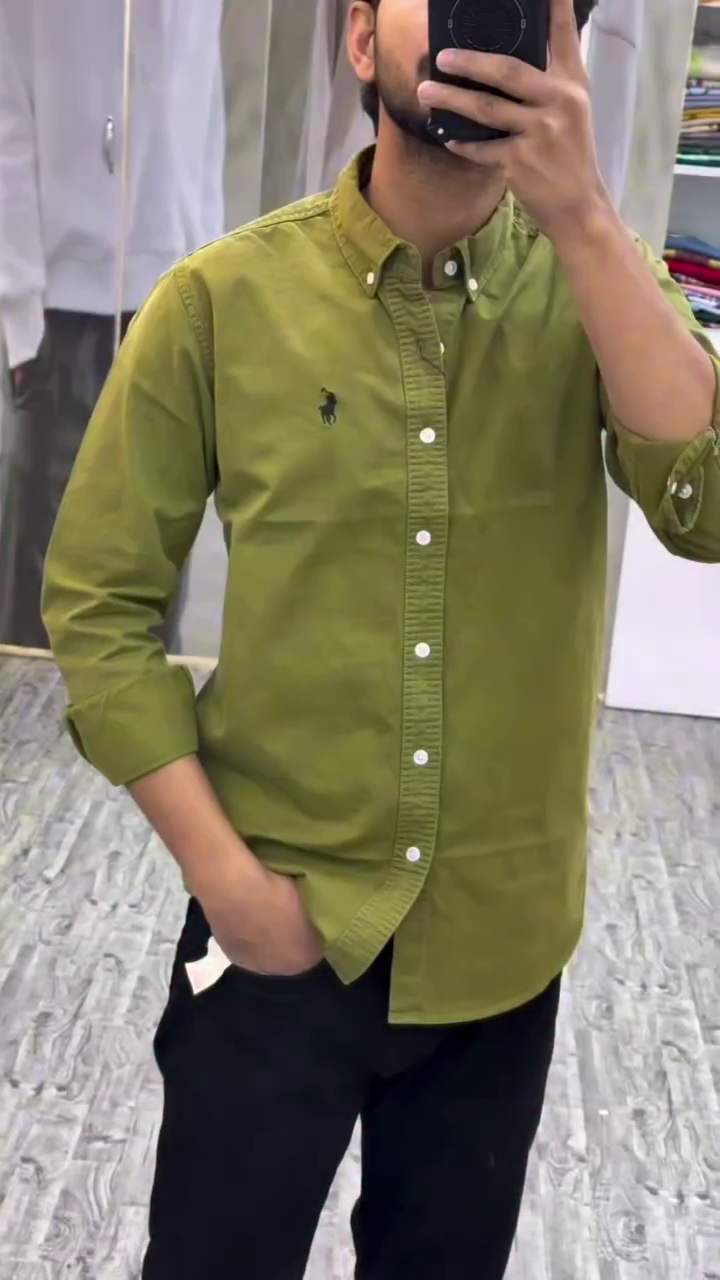 Men’s Plain Full-Sleeve Shirts