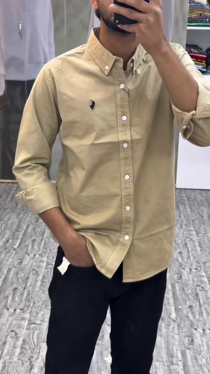 Men’s Plain Full-Sleeve Shirts - Image 3