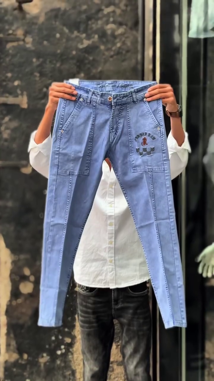 Men’s Skinny Jeans with Pockets - Image 3
