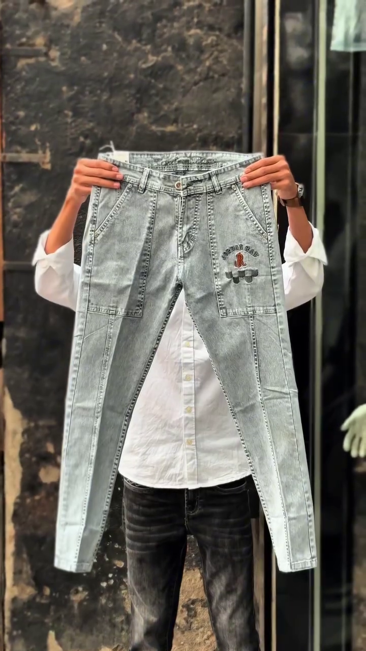 Men’s Skinny Jeans with Pockets - Image 2