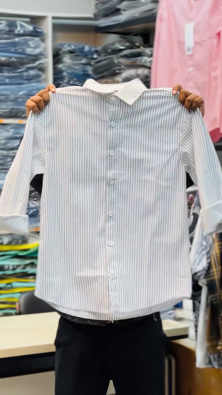 Men’s Full-Sleeve Striped Shirts - Image 5