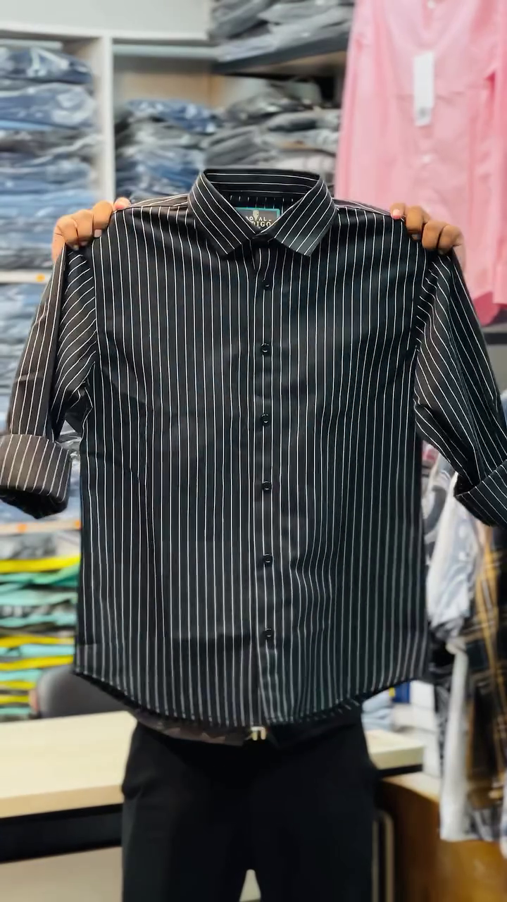 Men’s Full-Sleeve Striped Shirts - Image 4