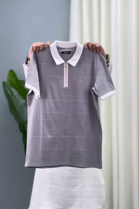 Men’s Half-Zip Half-Sleeve T-Shirts