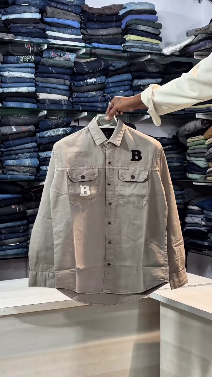 Men’s Full Sleeve Denim Shirt - Image 4