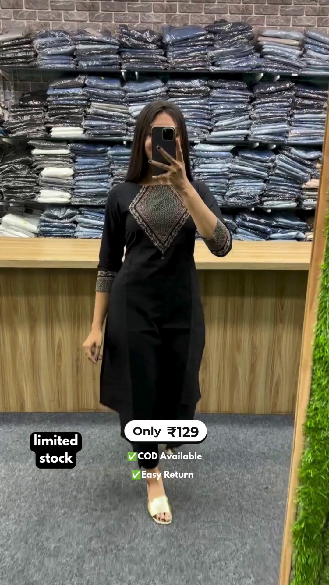 Elegant Women's Long Kurti with Pant Set