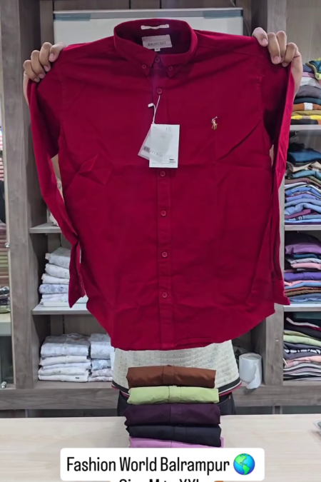 Men's Plain Full Sleeve Shirt