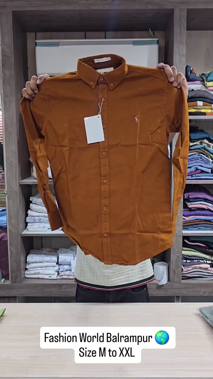 Men's Plain Full Sleeve Shirt - Image 2