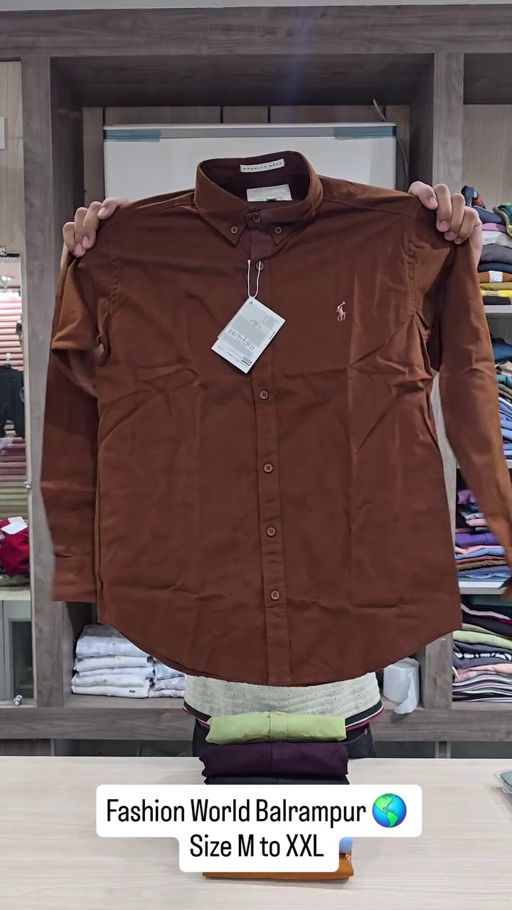 Men's Plain Full Sleeve Shirt - Image 3