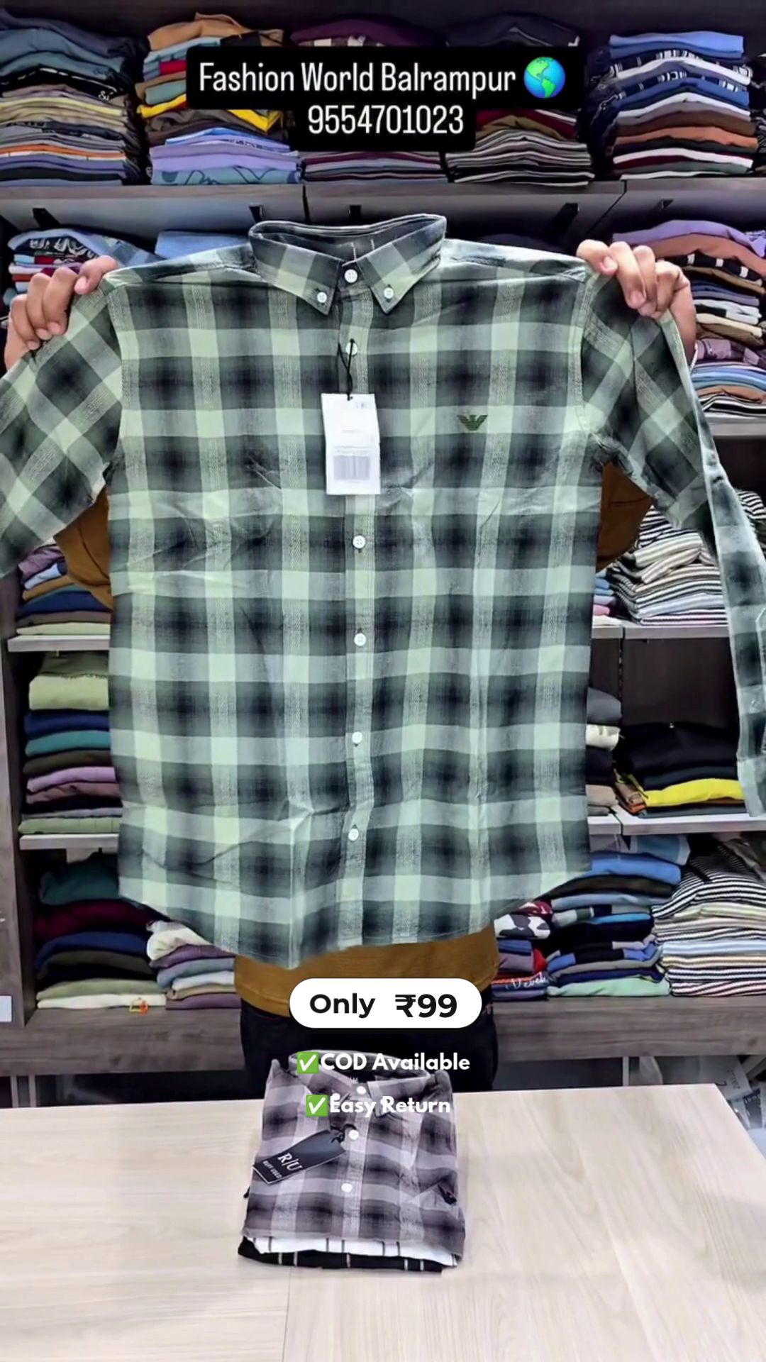 Men in Check Shirts - Image 2