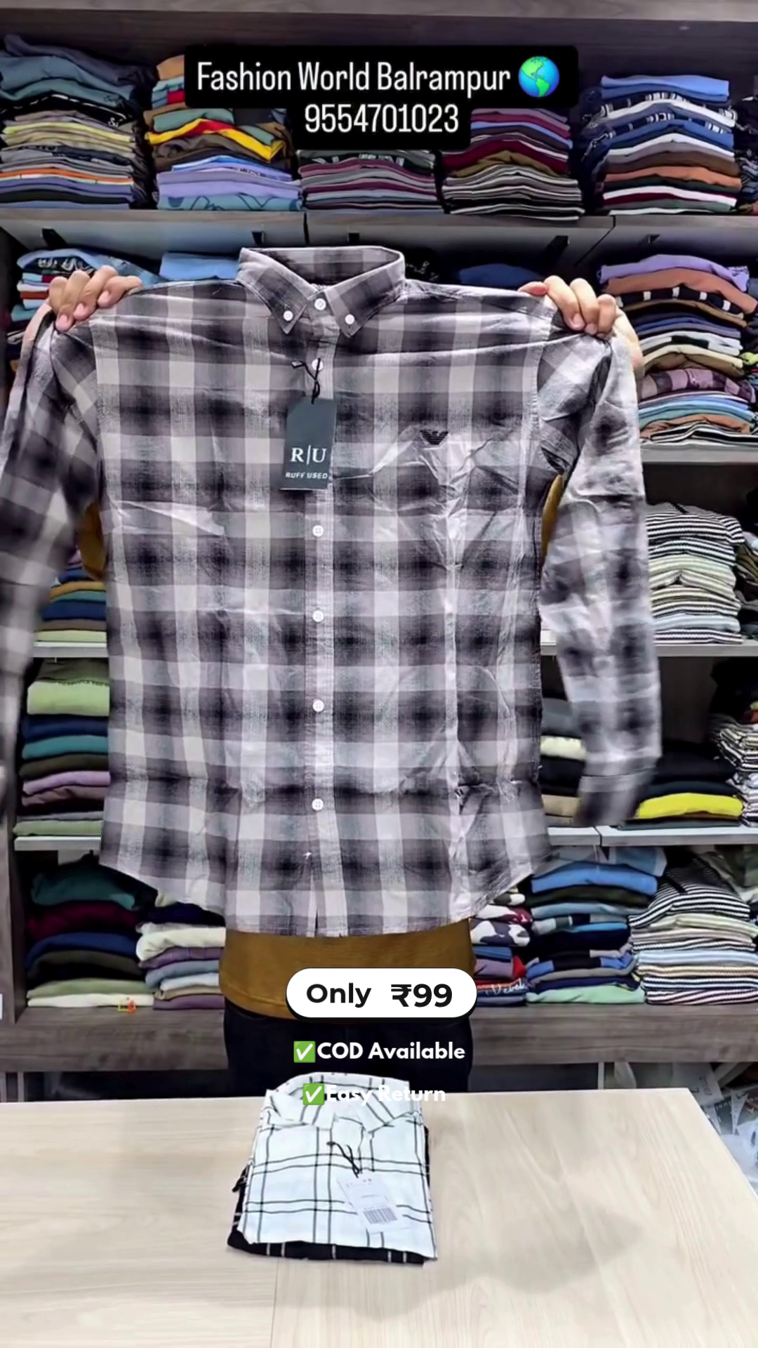 Men in Check Shirts - Image 3