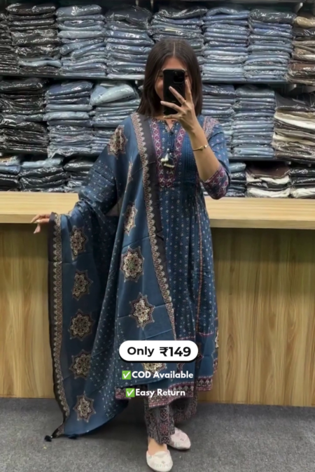 Women’s Long Kurtis with Palazzo