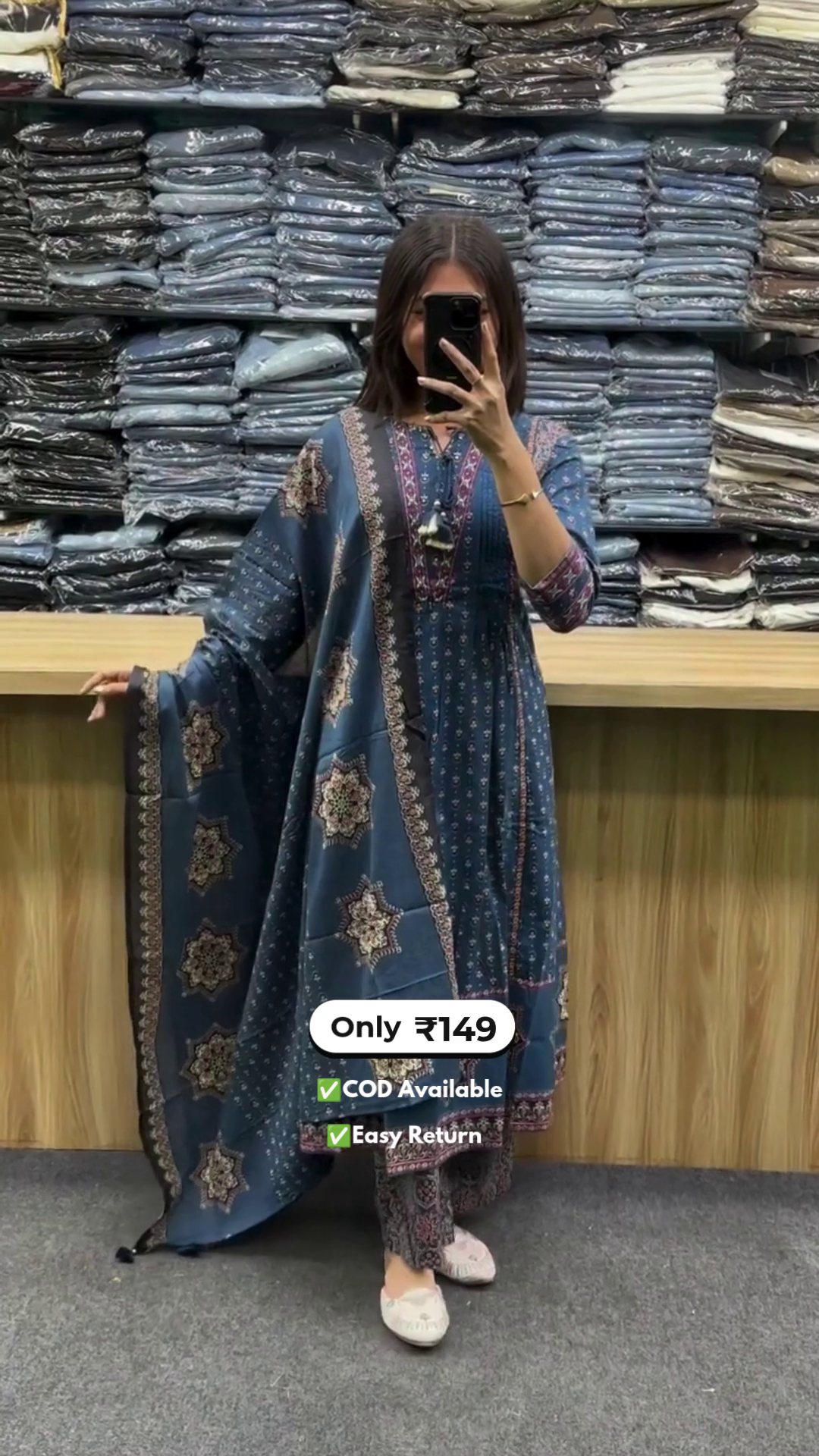 Women’s Long Kurtis with Palazzo