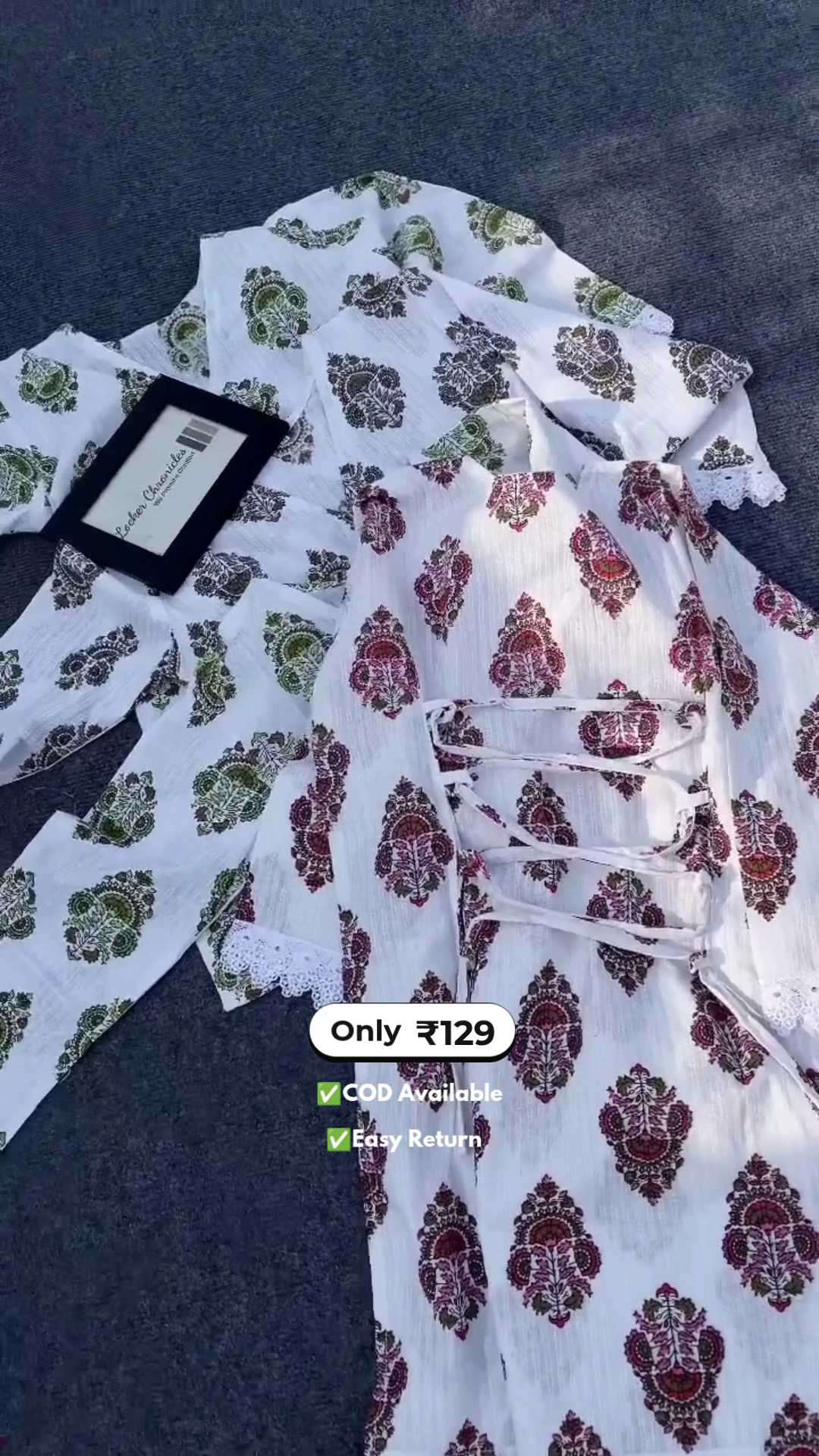 Stylish Women’s Short Fitted Kurti - Image 3