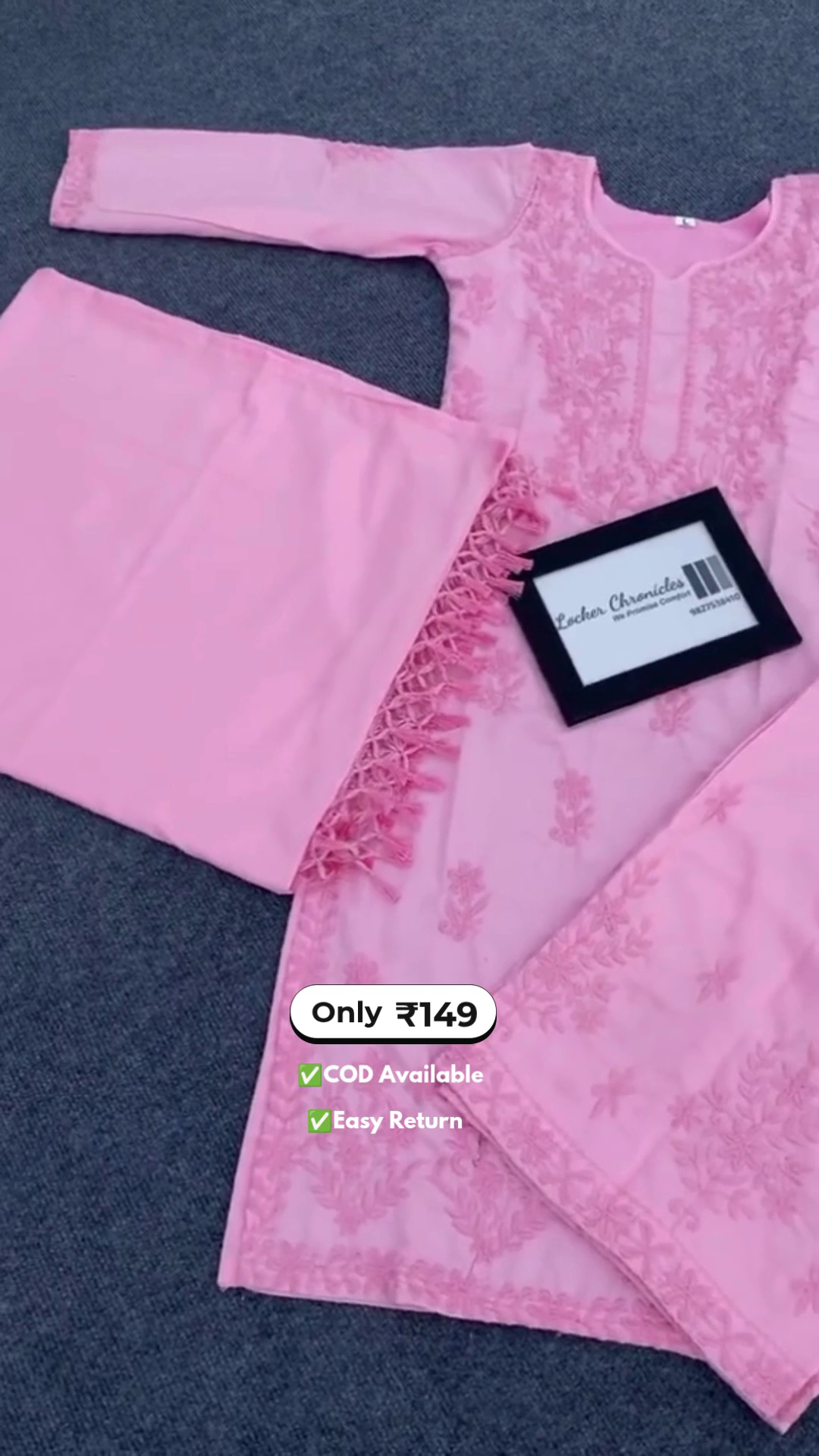 Women's Chikankari Kurta Set - Image 3