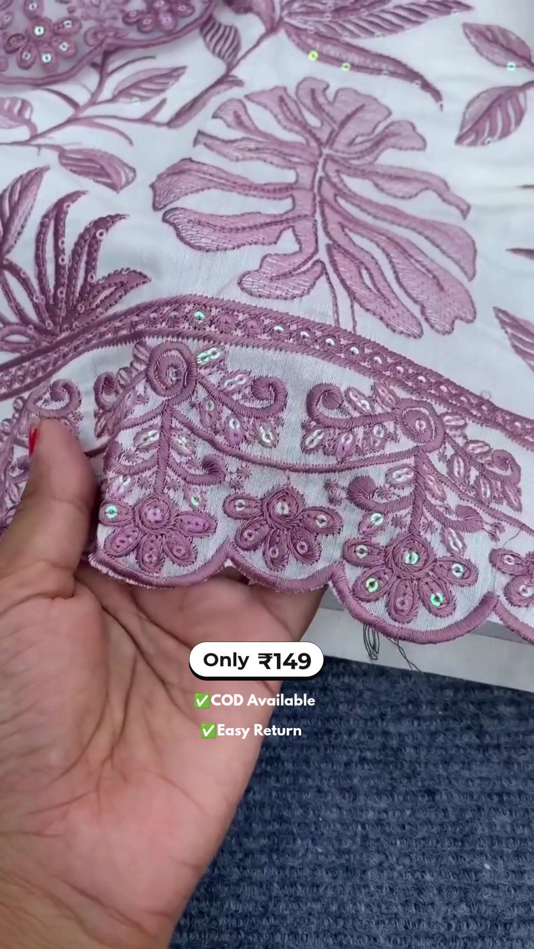 Women's Elegant White Embroidered Kurta Set | - Image 3