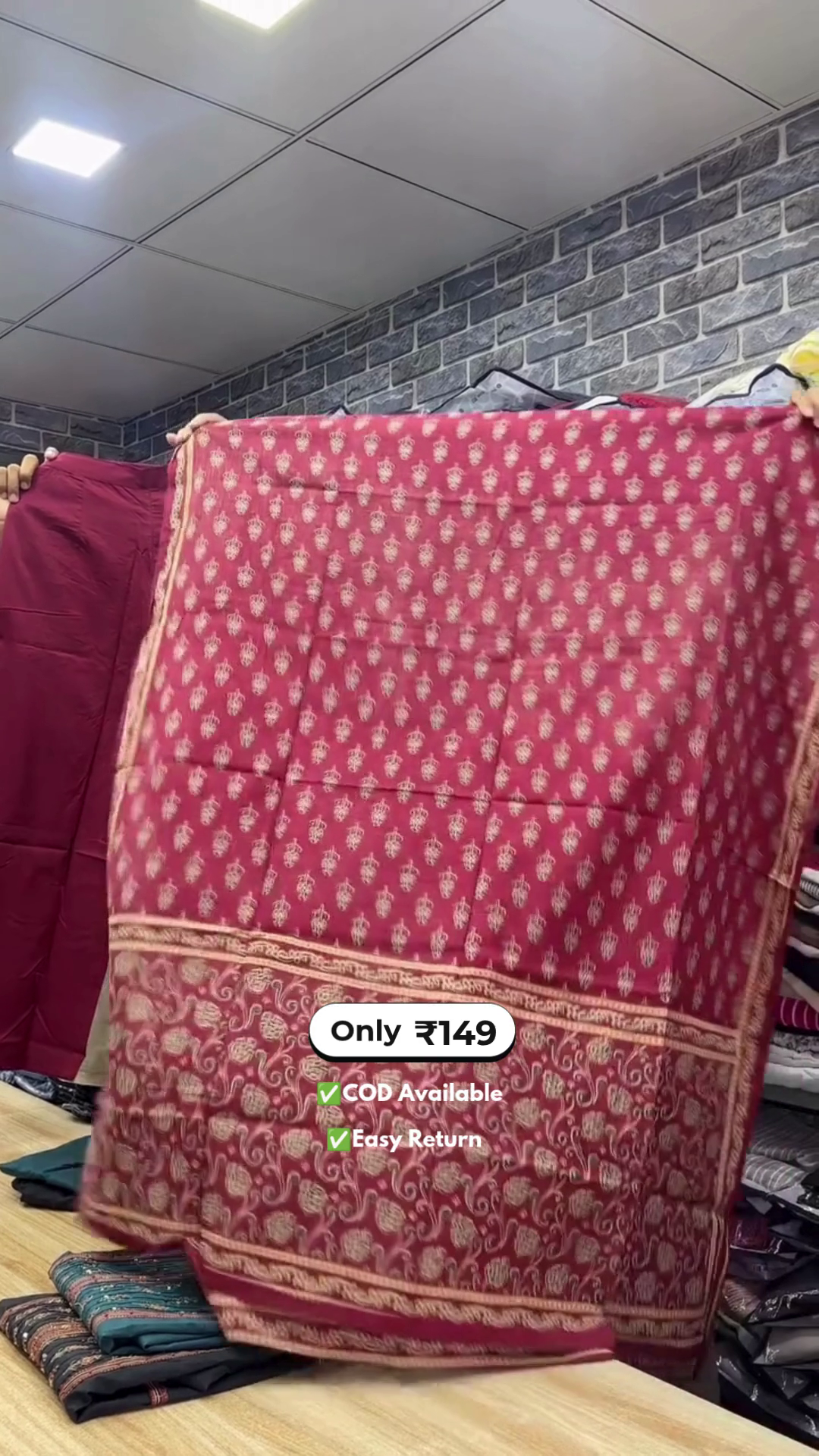 Women's Cotton Dress with Dupatta Set - Image 2