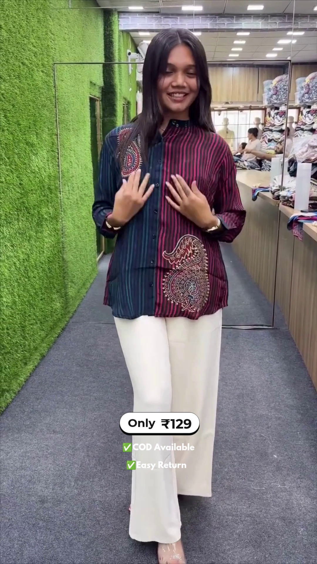 Women's Formal Co-Ord Shirt and Pants Set