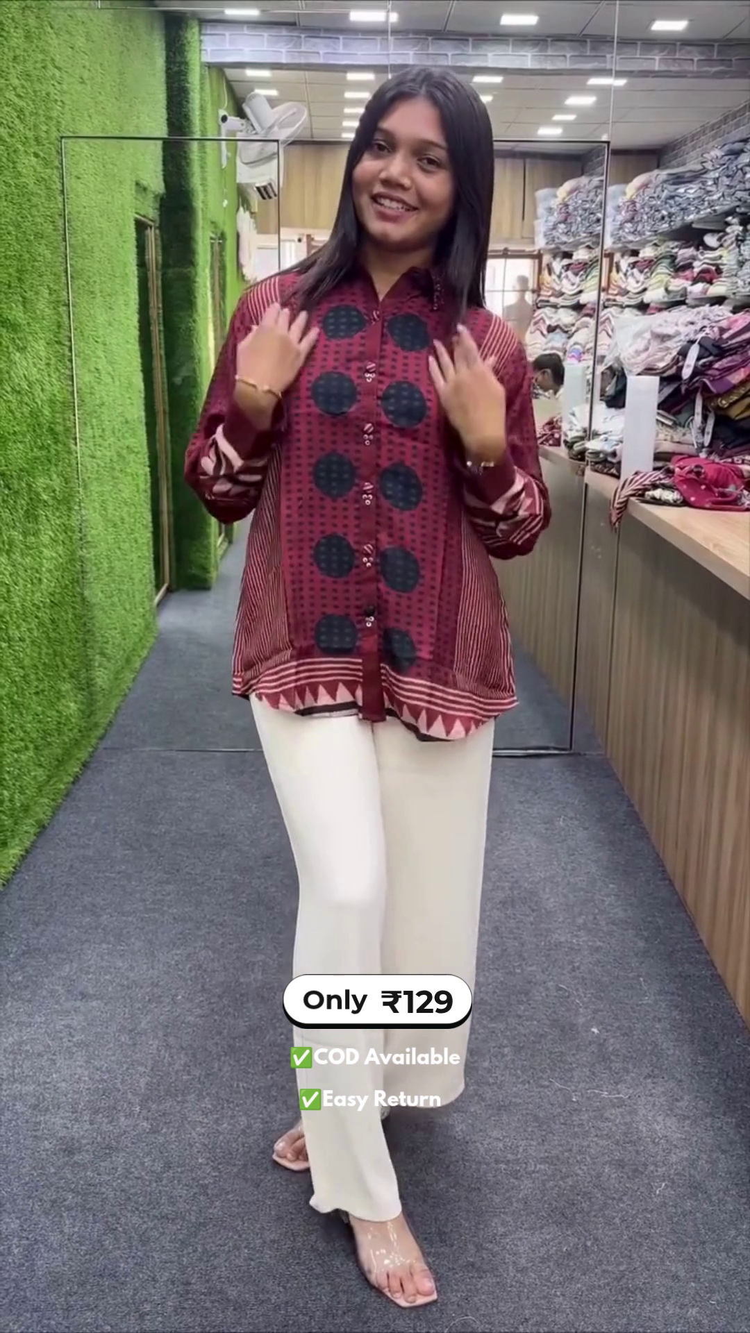 Women's Formal Co-Ord Shirt and Pants Set - Image 14