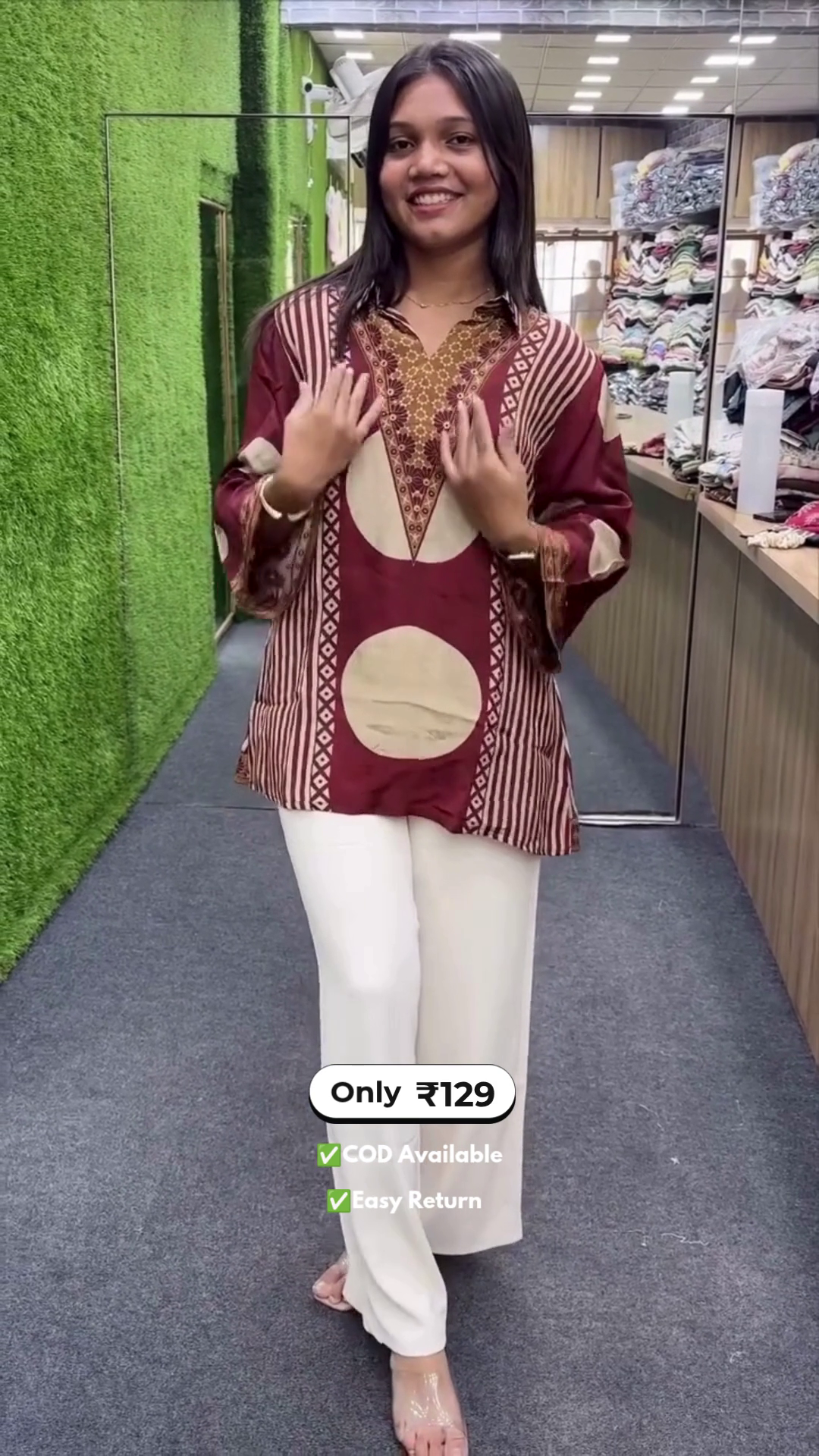 Women's Formal Co-Ord Shirt and Pants Set - Image 13