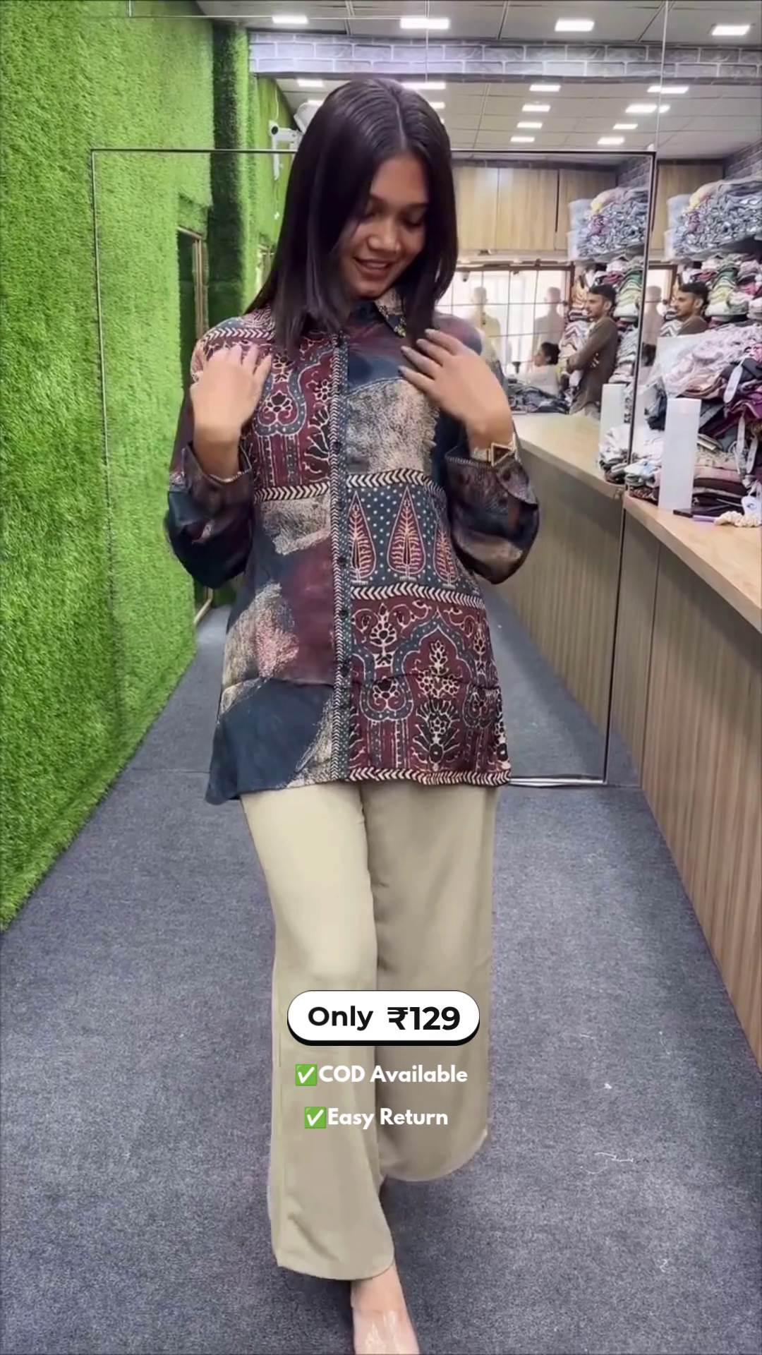 Women's Formal Co-Ord Shirt and Pants Set - Image 12