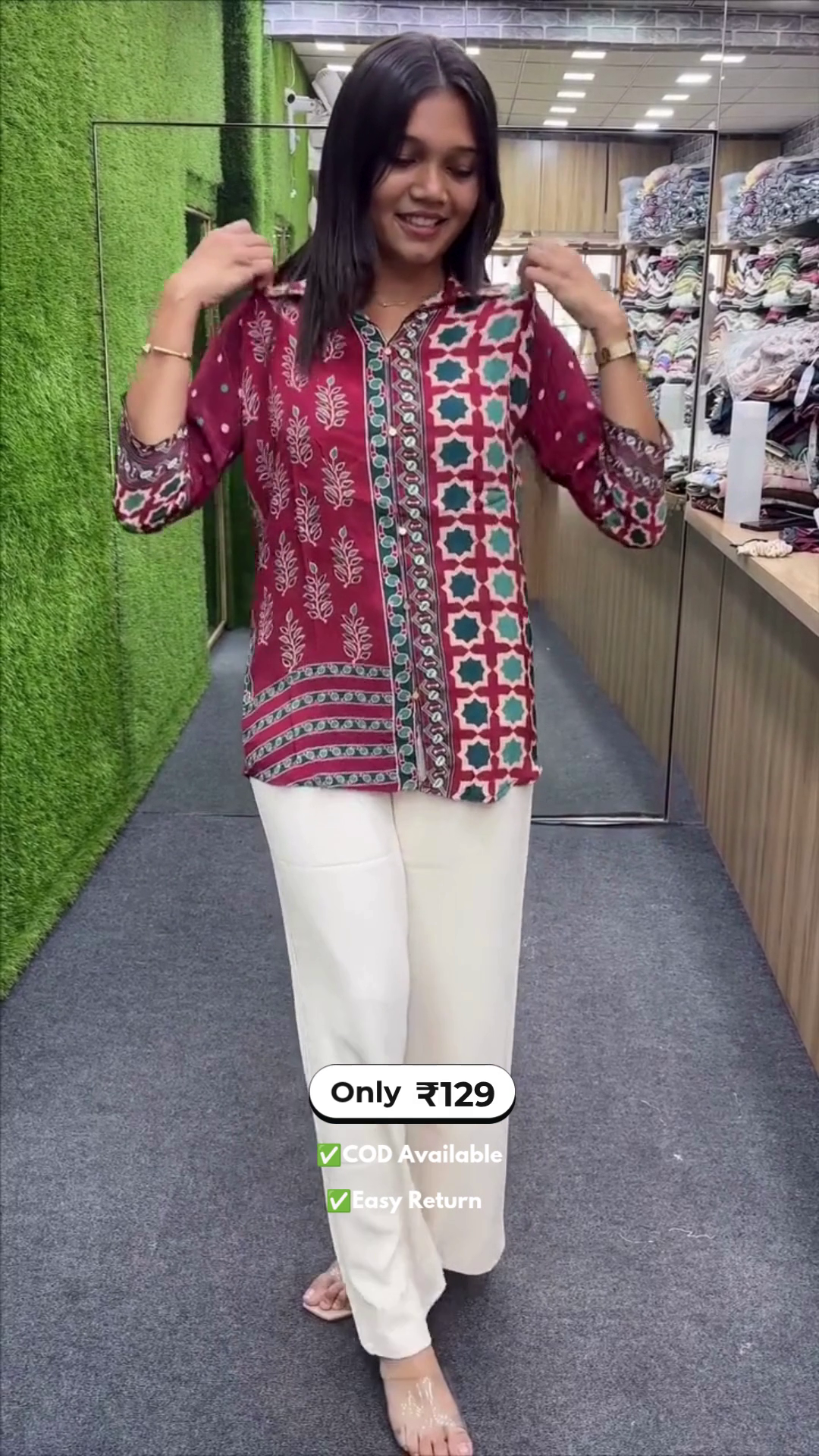 Women's Formal Co-Ord Shirt and Pants Set - Image 10