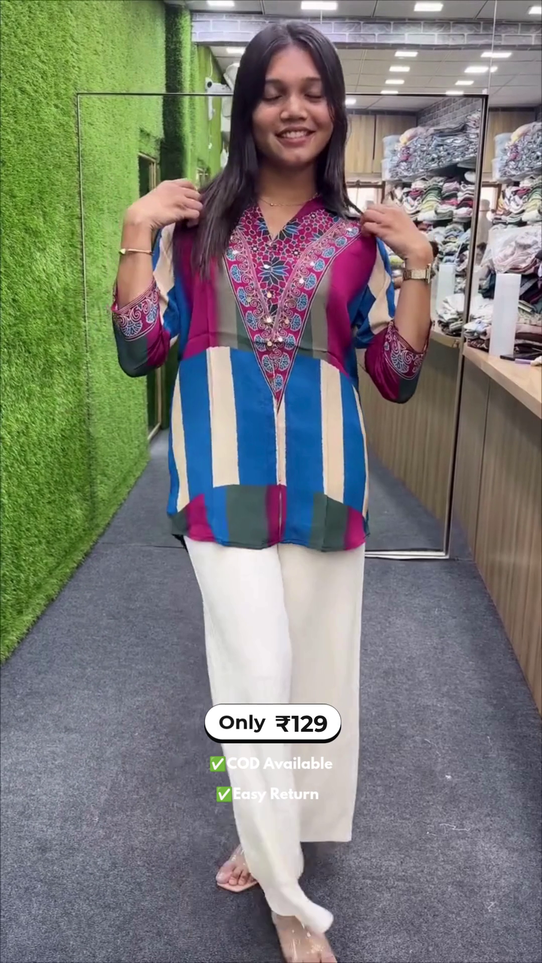 Women's Formal Co-Ord Shirt and Pants Set - Image 8