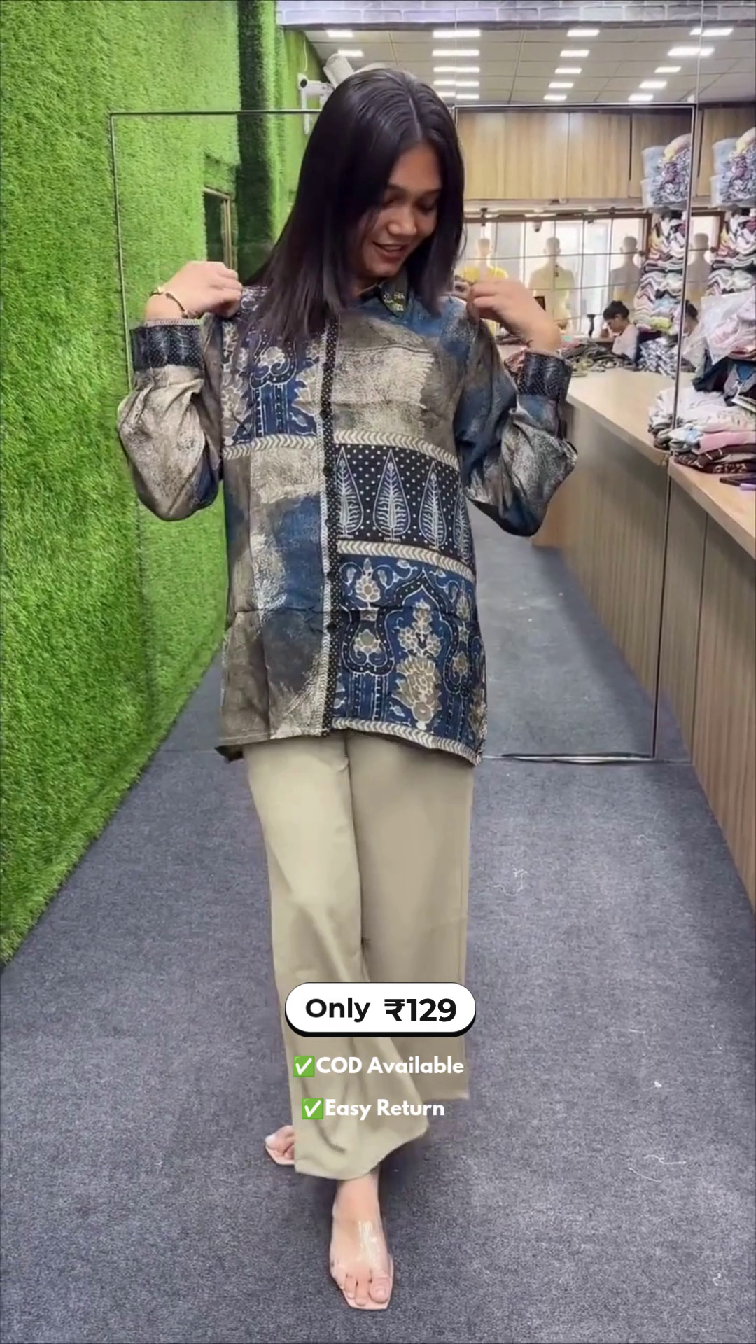 Women's Formal Co-Ord Shirt and Pants Set - Image 7