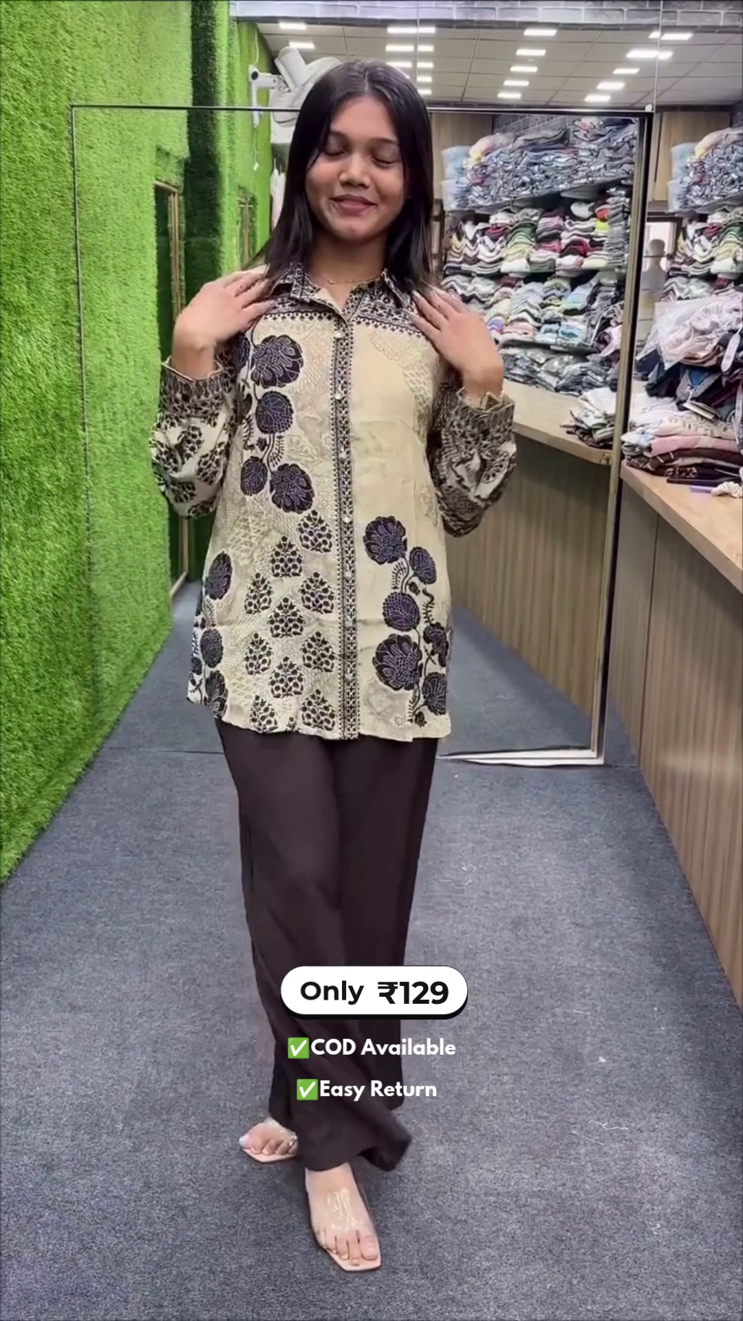 Women's Formal Co-Ord Shirt and Pants Set - Image 4