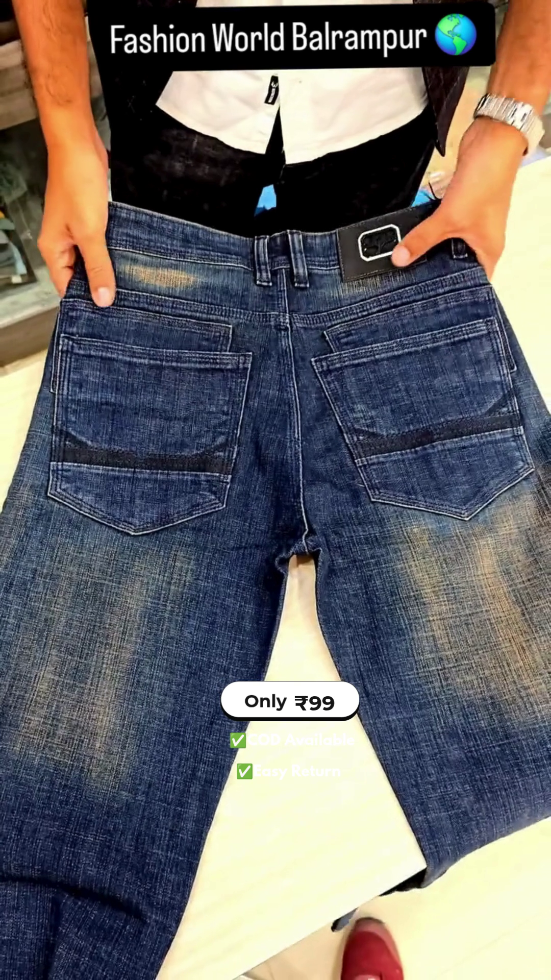 Men's Straight Fit Denim Jeans - Image 5