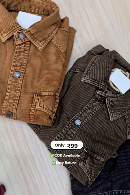 Men's Full Sleeve Denim Shirt