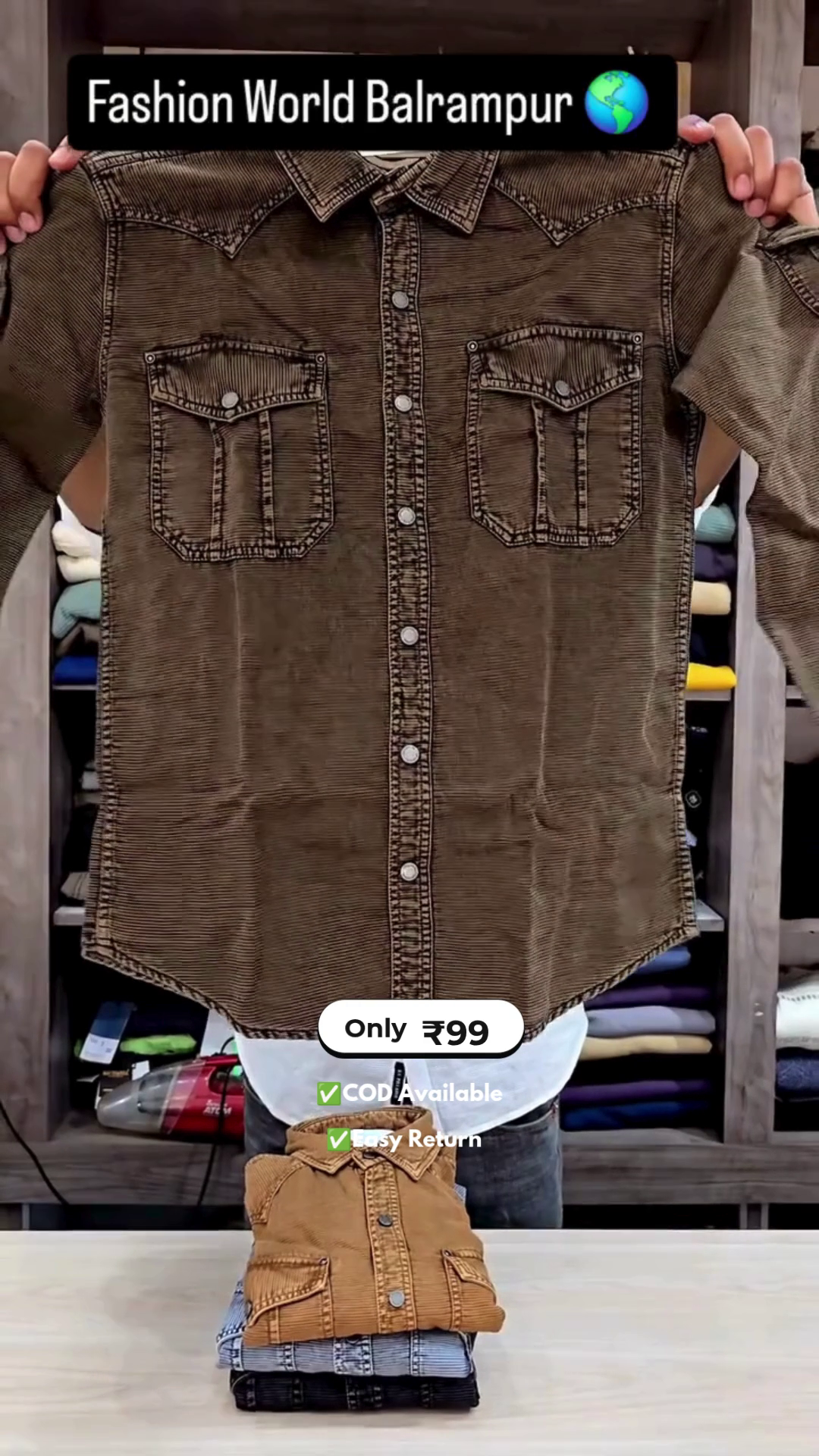 Men's Full Sleeve Denim Shirt - Image 6