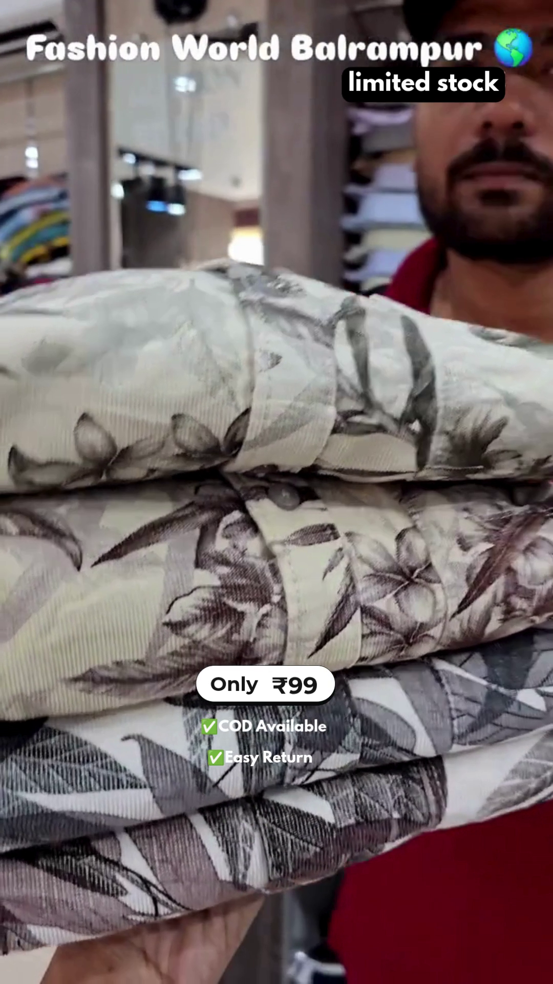 Men's Printed Half Sleeve Shirt