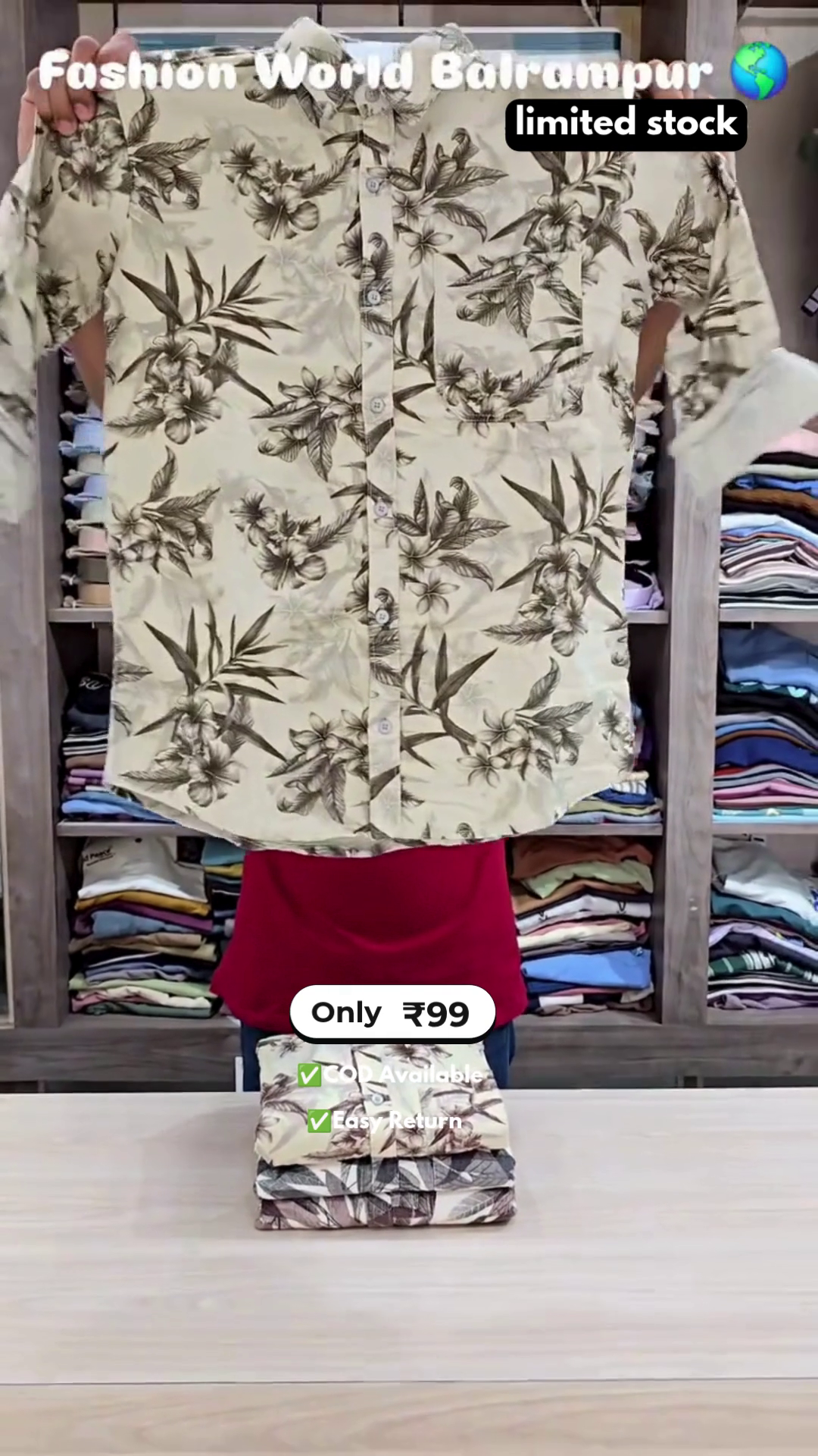 Men's Printed Half Sleeve Shirt - Image 2