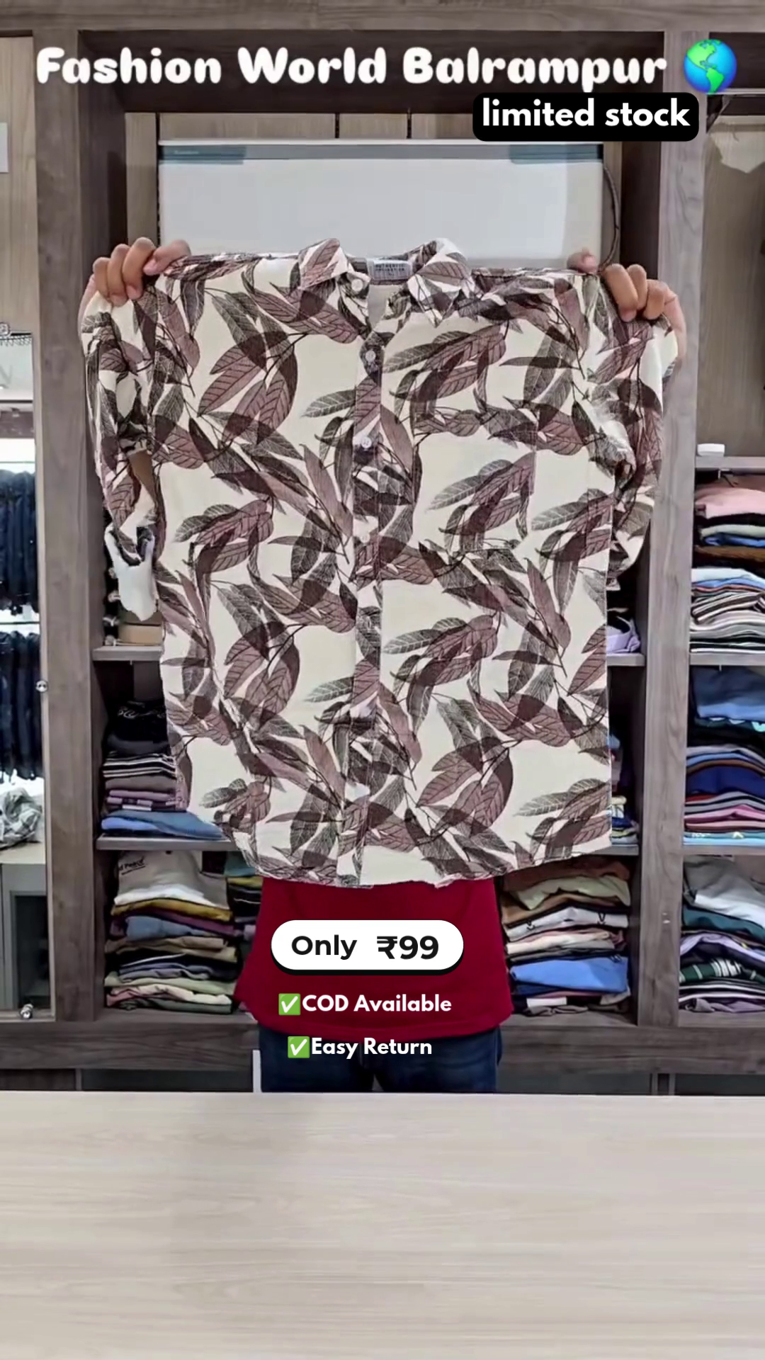 Men's Printed Half Sleeve Shirt - Image 3