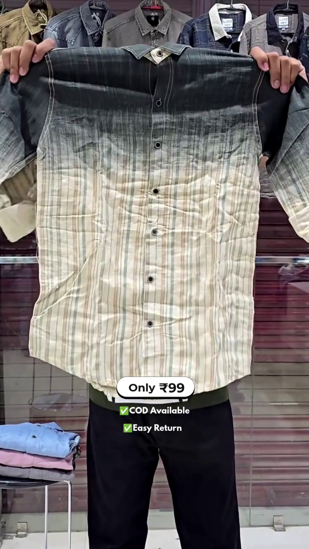 Men's Linen Full Sleeve Shirt - Image 2