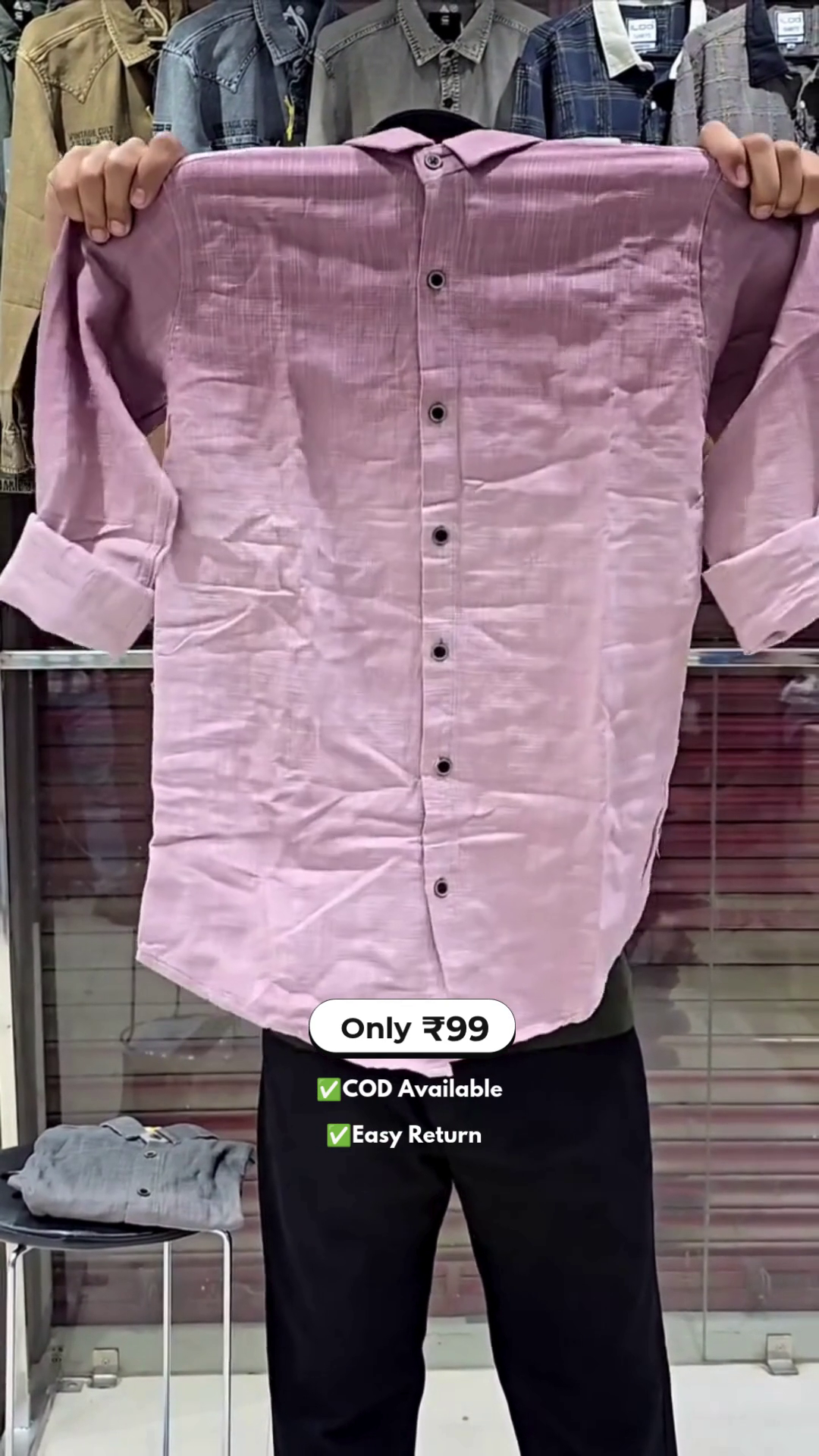 Men's Linen Full Sleeve Shirt - Image 4