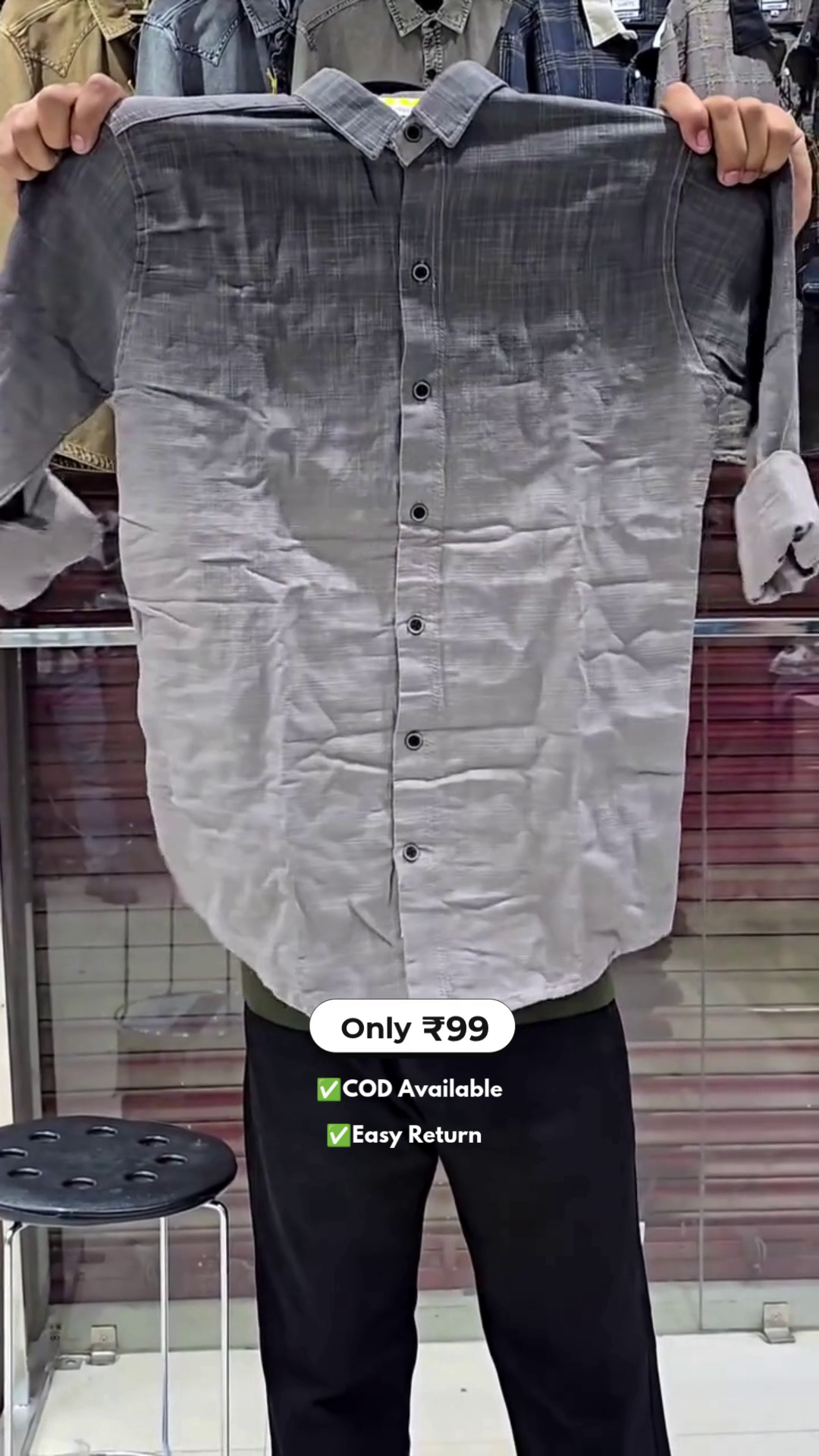 Men's Linen Full Sleeve Shirt - Image 3