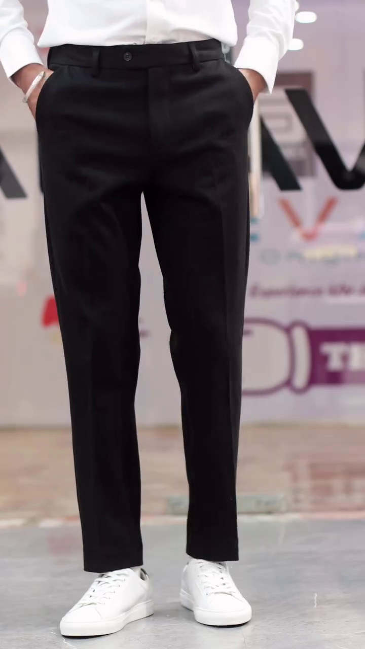 Men Slim Fit Everyday Smart Wear Comfort Stretch Formal Trouser - Image 6