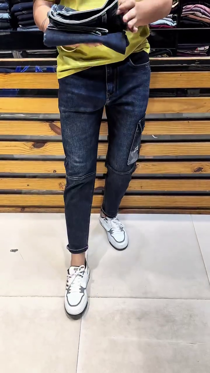 New Cargo Fashion Men Jeans - Image 7
