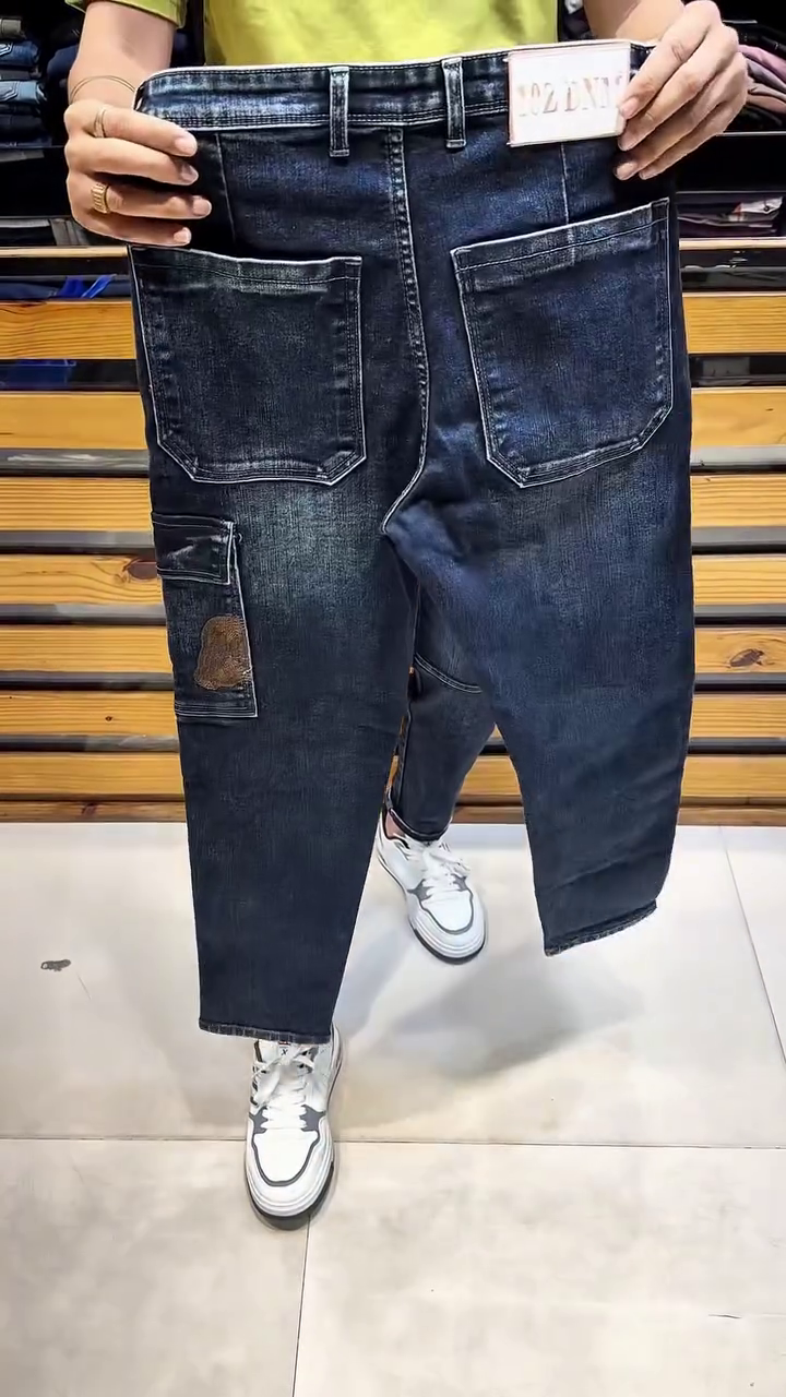New Cargo Fashion Men Jeans - Image 5