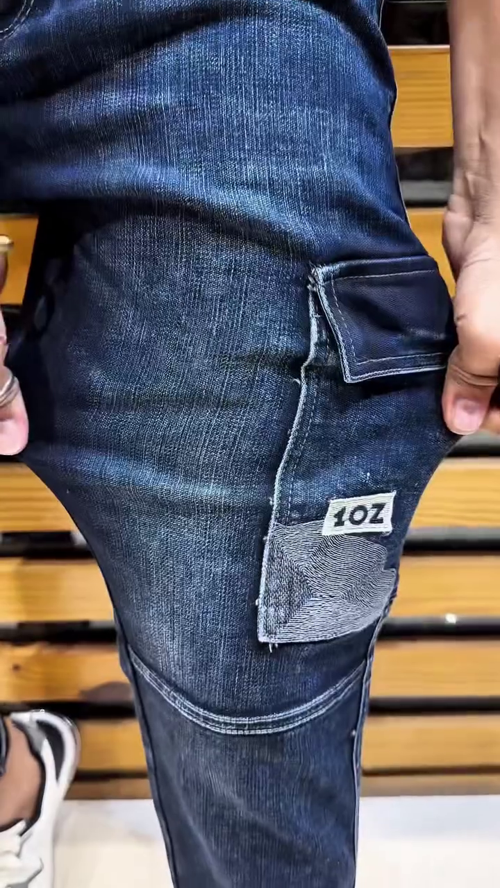 New Cargo Fashion Men Jeans - Image 3