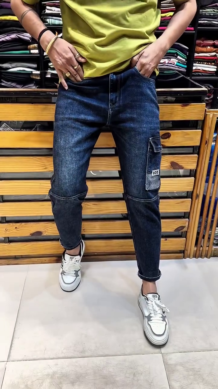 New Cargo Fashion Men Jeans