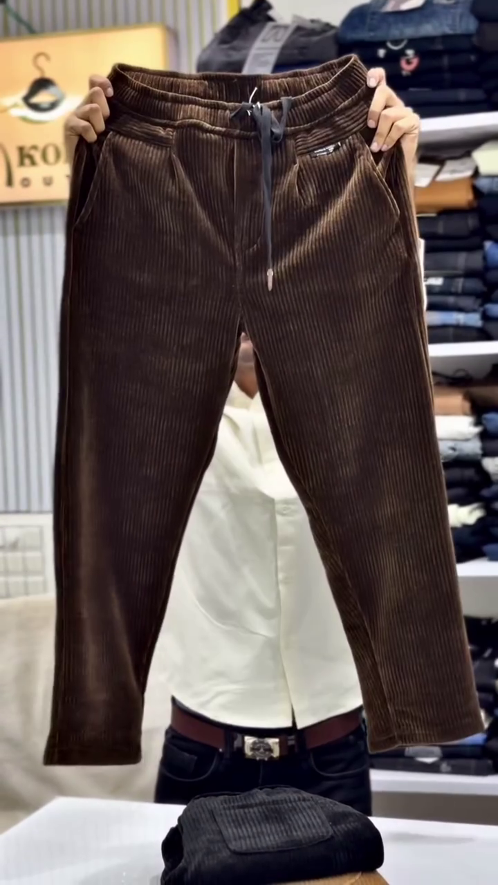 Men’s Corduroy Trouser | Cotton Blend Pants for Men | - Image 8