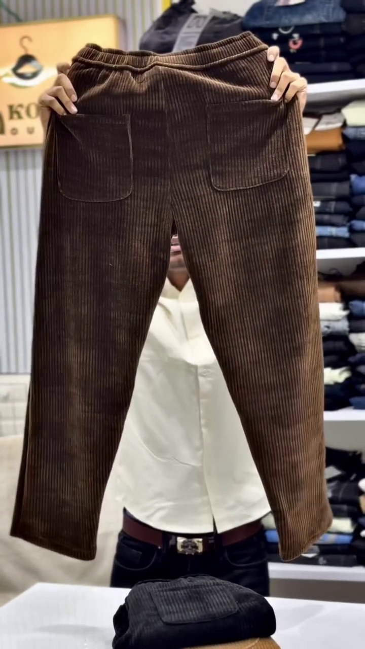 Men’s Corduroy Trouser | Cotton Blend Pants for Men | - Image 7