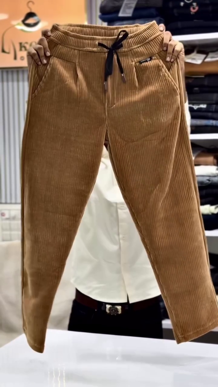 Men’s Corduroy Trouser | Cotton Blend Pants for Men | - Image 4
